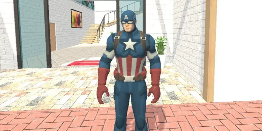 Captain America Mod Thumbnail - Indian Bike Driving 3D