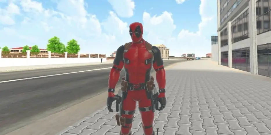Deadpool Mercenary Mod - Indian Bike Driving 3D