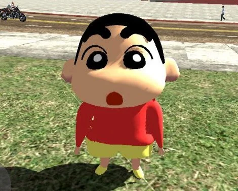Shinchan npc (RGS Load) Mod Thumbnail - Indian Bike Driving 3D