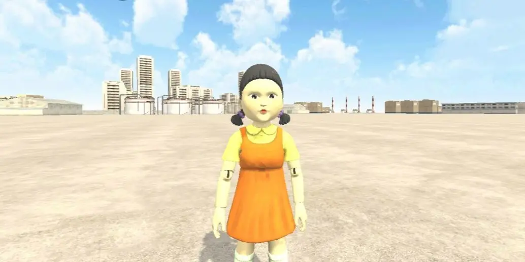 Squid Game Doll Mod Thumbnail - Indian Bike Driving 3D